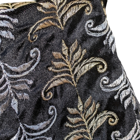 New Frances Valentine Petrie Metallic Embroidered Pants - Picture 5 of 13